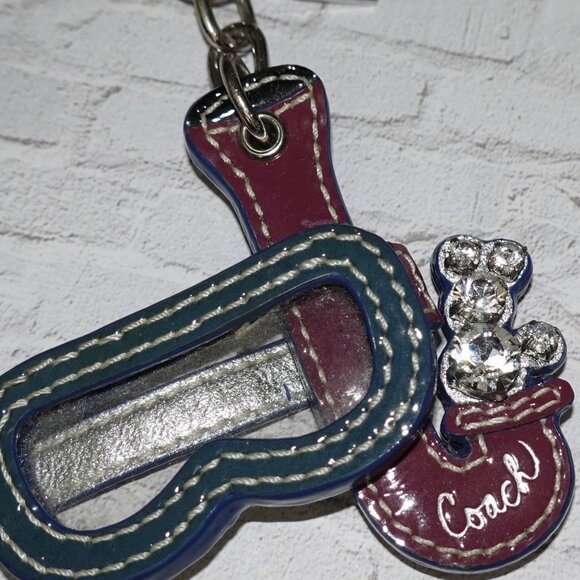 Coach Mauve and gold Signature Monogram double sided mirror *NEW* - Picture 5 of 5